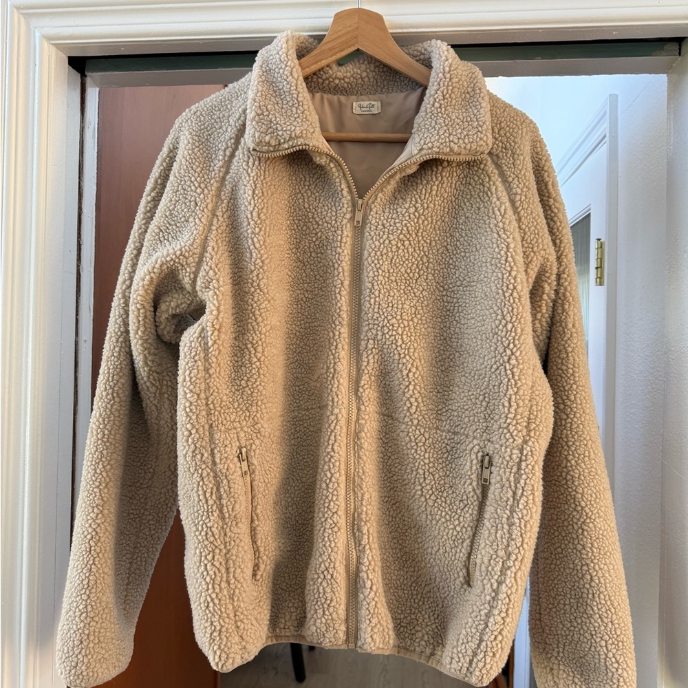 Brandy Melville Cream Sherpa Jacket